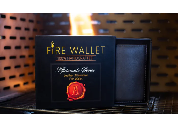 The Aficionado Fire Wallet (Gimmick and Online Instructions) by Murphy's Magic Supplies Inc.  - Trick