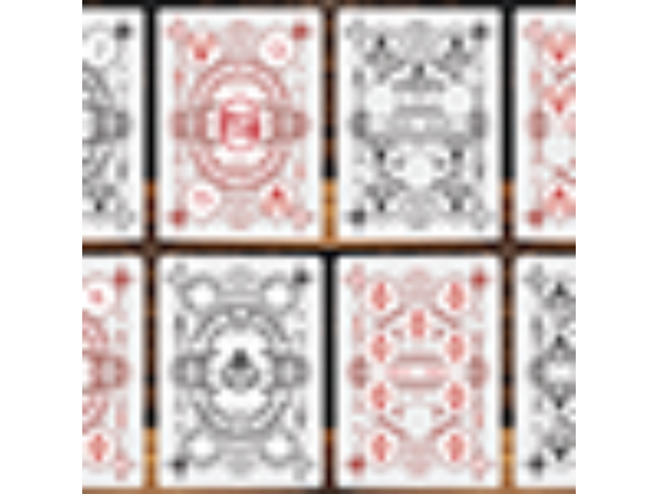 Vintage Label Playing Cards (Silver Gilded White Edition) by Craig Maidment