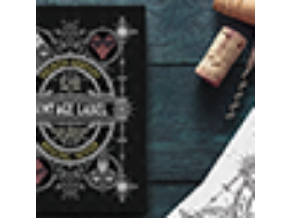 Vintage Label Playing Cards (Silver Gilded White Edition) by Craig Maidment