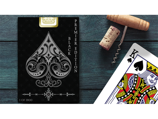 Vintage Label Playing Cards (Gold Gilded Black Edition) by Craig Maidment