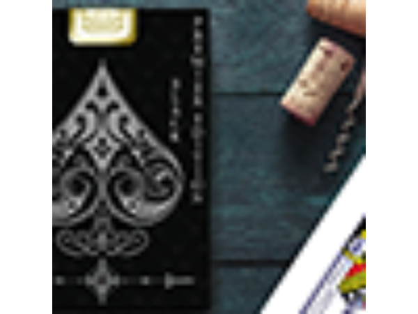 Vintage Label Playing Cards (Gold Gilded Black Edition) by Craig Maidment