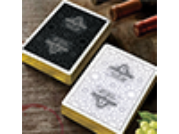 Vintage Label Playing Cards (Gold Gilded Black Edition) by Craig Maidment