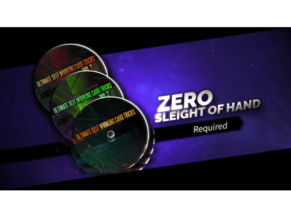 Ultimate Self Working Card Tricks Triple Volume Box Set by Big Blind Media - DVD