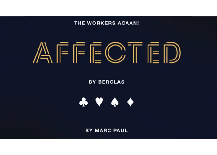 Affected by Berglas (Gimmick and online instructions) by Marc Paul & Kaymar Magic