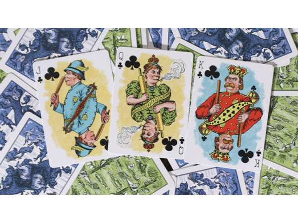 Limited Edition Hustling Joe (Frog Back Green Box) Playing Cards