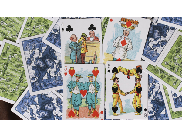 Limited Edition Hustling Joe (Frog Back Green Box) Playing Cards