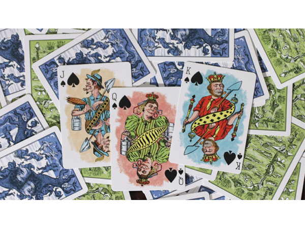 Limited Edition Hustling Joe (Frog Back Green Box) Playing Cards