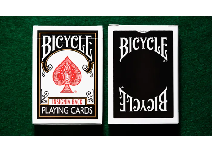 Bicycle Insignia Back (Black) Playing Cards