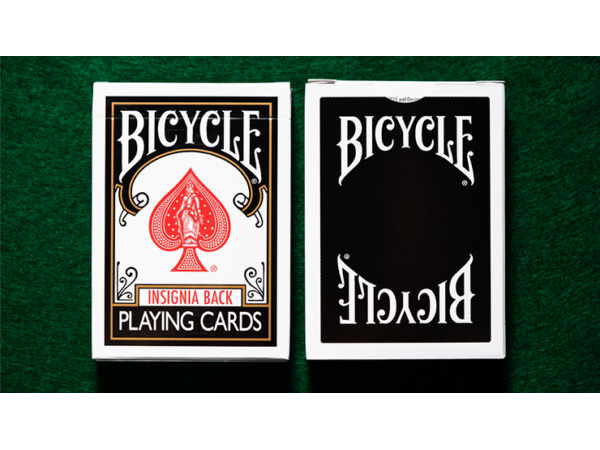 Bicycle Insignia Back (Black) Playing Cards