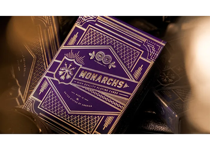 Monarch Royal Edition (Purple) Playing Cards by theory11