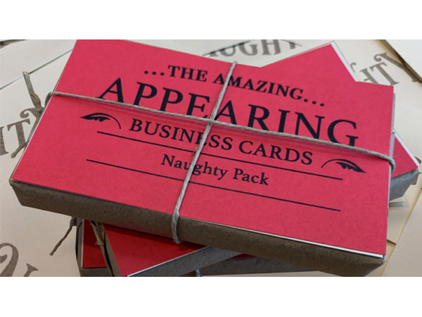 Appearing Business Cards (Naughty Pack) by Sam Gherman