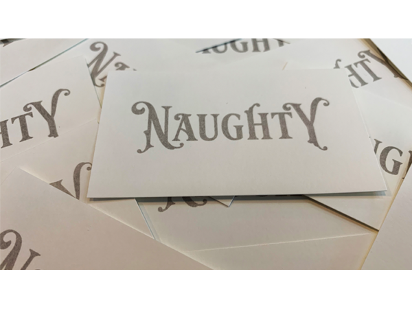Appearing Business Cards (Naughty Pack) by Sam Gherman