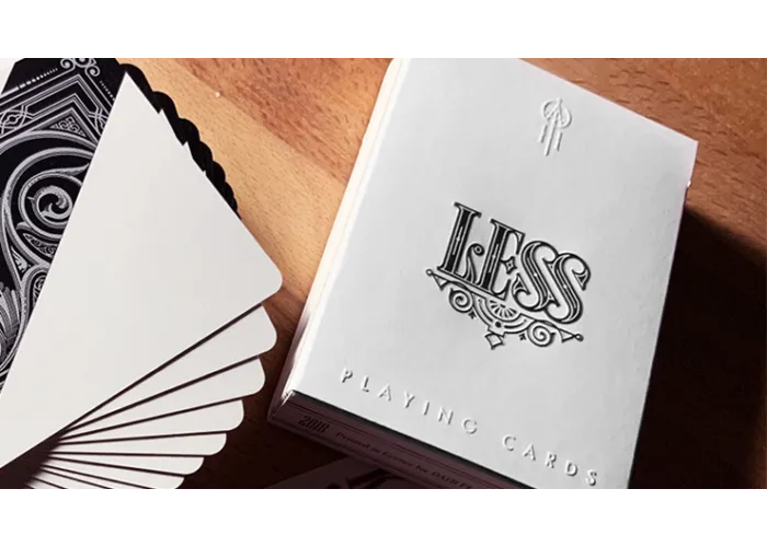 Less Playing Cards (Silver) by Lotrek