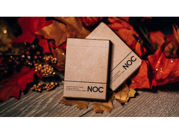 NOC on Wood (Brown) Playing Cards