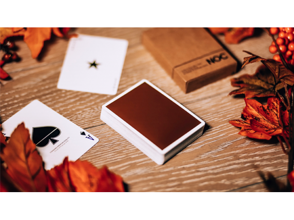 NOC on Wood (Brown) Playing Cards