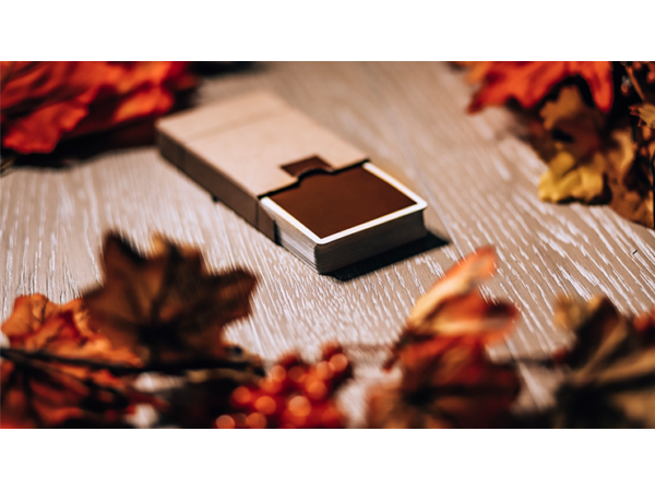 NOC on Wood (Brown) Playing Cards