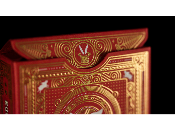 The Conjurer Playing Cards (Red) by Arcadia Playing Cards