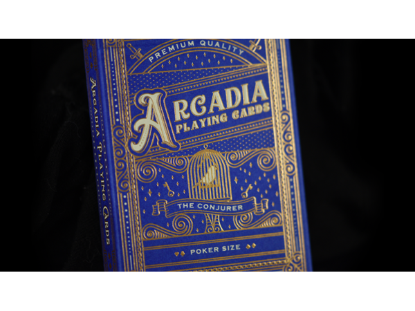 The Conjurer Playing Cards (Blue) by Arcadia Playing Cards