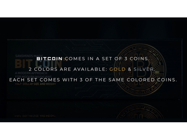 The Bit Coin Silver (3 Gimmicks and Online Instructions) by SansMinds