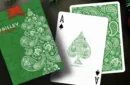Paisley (Metallic Green with Christmas Gift Box) Playing Cards by Dutch Card House Company – Image 4