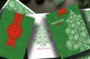 Paisley (Metallic Green with Christmas Gift Box) Playing Cards by Dutch Card House Company – Image 5