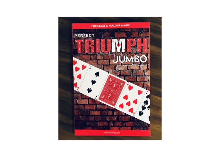 Perfect Triumph JUMBO (Gimmicks and Online Instructions) by Federico Poeymiro