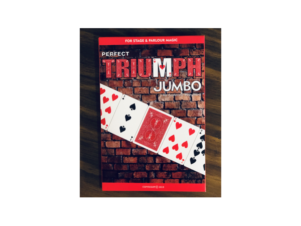 Perfect Triumph JUMBO (Gimmicks and Online Instructions) by Federico Poeymiro