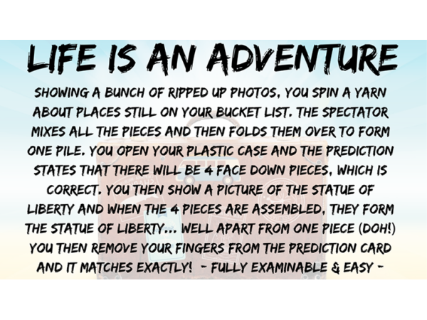 Bucket List (Gimmicks and Online Instructions) by Vinny Sagoo