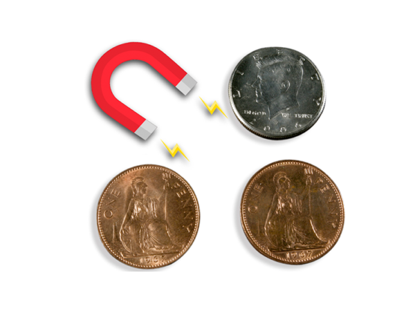 Magnetic Scotch and Soda English Penny by Eagle Coins - Trick