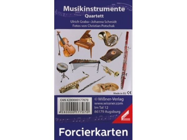 Musikinstrumente-Quartett (normales Quartettspiel)