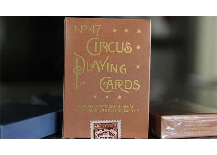 Circus No. 47 (Peach) Playing Cards