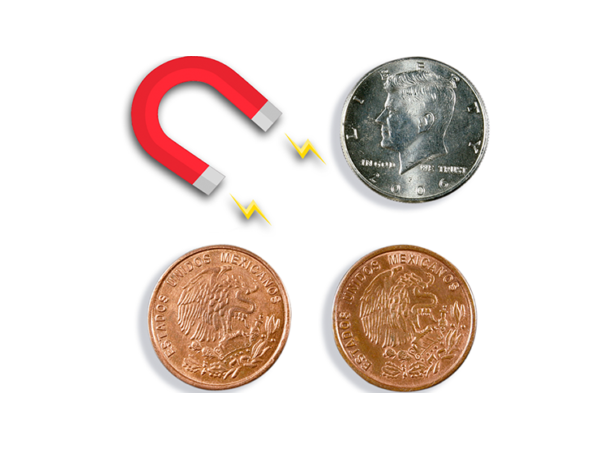 Magnetic Scotch and Soda Mexican Coin by Eagle Coins - Trick