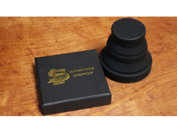 Harmonica Chop Cup Black 2 (Silicon) by Leo Smetsers