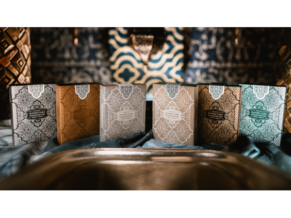 Limited Edition 2019 National Playing Card Deck Zellij Tile (Club ARCH) GREEN/WHITE by Seasons Playing Card