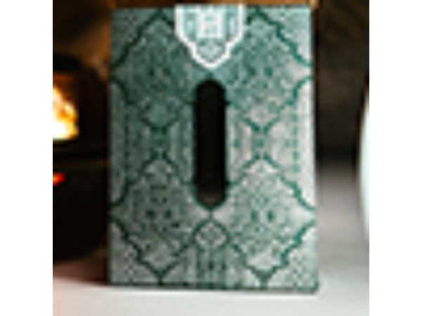 Limited Edition 2019 National Playing Card Deck Zellij Tile (Club ARCH) GREEN/WHITE by Seasons Playing Card
