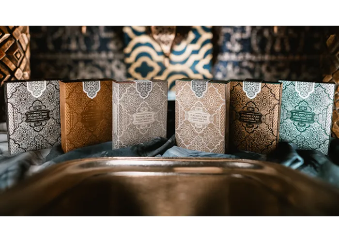 Limited Edition 2019 National Playing Card Deck Zellij Tile (Club Gate) COOPER/WHITE by Seasons Playing Card