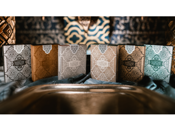 Limited Edition 2019 National Playing Card Deck Zellij Tile (Club Gate) COOPER/WHITE by Seasons Playing Card