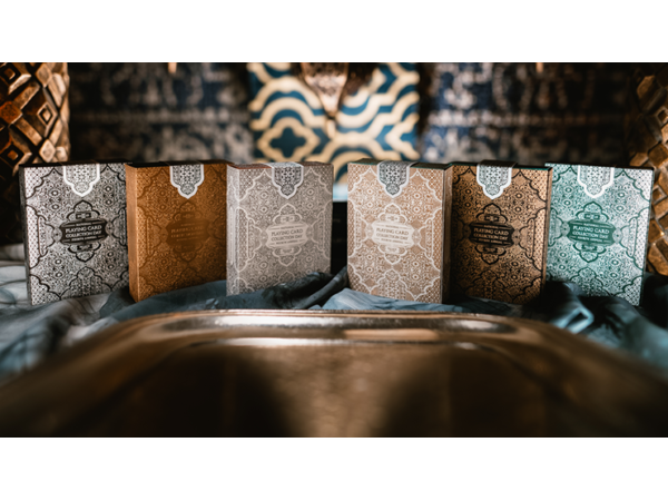 Limited Edition 2019 National Playing Card Deck Zellij Tile (Club Room) COPPER/BLACK by Seasons Playing Card