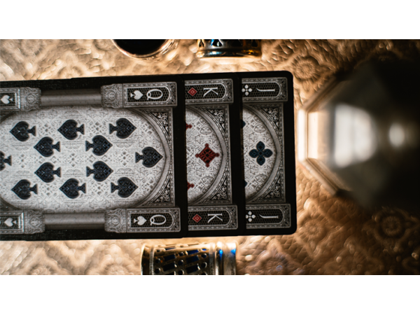 Limited Edition 2019 National Playing Card Deck Zellij Tile (Club Room) COPPER/BLACK by Seasons Playing Card