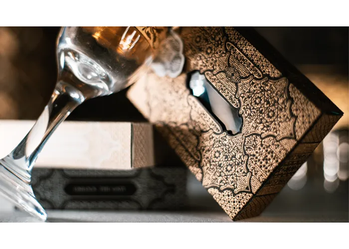 Limited Edition 2019 National Playing Card Deck Zellij Tile (Spade Room) LAGOON/BLACK by Seasons Playing Card