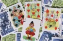 Limited Edition Hustling Joe Green Gilded (Frog Back) Playing Cards – Bild 5