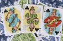 Limited Edition Hustling Joe Green Gilded (Frog Back) Playing Cards – Bild 6