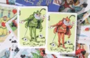 Limited Edition Hustling Joe Blue Gilded (Gnome Back) Playing Cards – Image 2