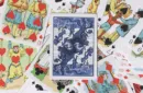 Limited Edition Hustling Joe Blue Gilded (Gnome Back) Playing Cards – Image 3