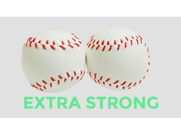 Strong Chop Cup Balls White Leather (Set of 2) by Leo Smetsers