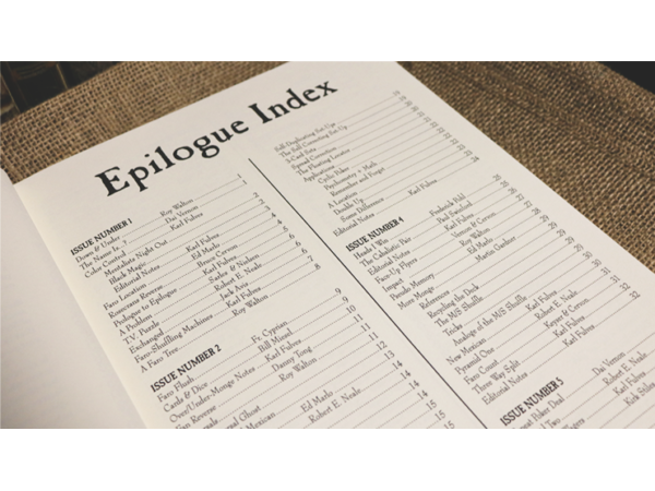 Epilogue Deluxe (Signed and Numbered) by Karl Fulves - Book