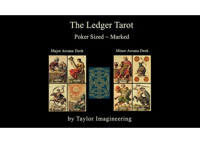 Ledger Major and Minor (2 decks and Online Instructions) Arcana Deck Poker Sized by Taylor Imagineering