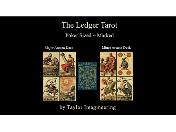 Ledger Major and Minor (2 decks and Online Instructions) Arcana Deck Poker Sized by Taylor Imagineering
