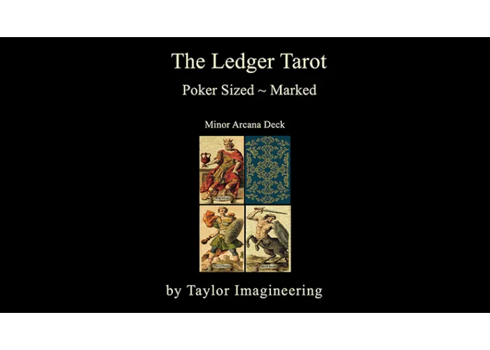 Ledger Minor Arcana Deck Poker Sized (1 Deck and Online Instructions) by Taylor Imagineering