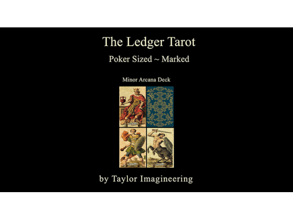 Ledger Minor Arcana Deck Poker Sized (1 Deck and Online Instructions) by Taylor Imagineering